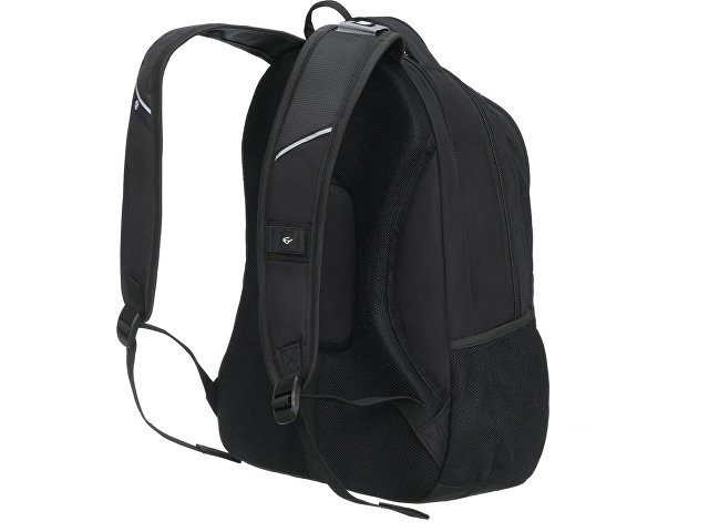 Рюкзак TORBER XPLOR с отделением для ноутбука 15", чёрный, полиэстер 600D, 35x20x47 см, 33л