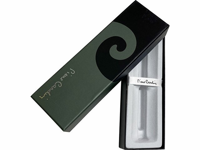 Ручка шариковая Pierre Cardin LEO 750. Цвет — серебристый. Упаковка Е-2.