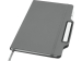 Nexus блокнот формата А5 в твердой обложке с ручкой и карандашом - Серый