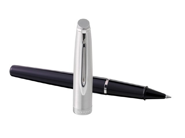 Ручка роллер Waterman  Embleme цвет BLACK CT, цвет чернил: черный