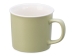 Матовая кружка Nancy 360 мл цветная снаружи, белая внутри, оливковый