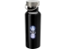 Бутылка для воды Thor из нержавеющей стали, сертифицированной по стандарту RCS, сплошной черный