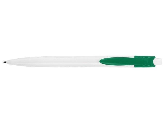 Ручка шариковая "Какаду", белый/зеленый