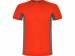 Спортивная футболка "Shanghai" мужская, красный/графитовый