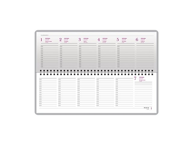 Планинг датированный «Velvet» 2021, темно-синий