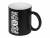 Кружка с покрытием для гравировки «Subcolor BLK», черный/белый