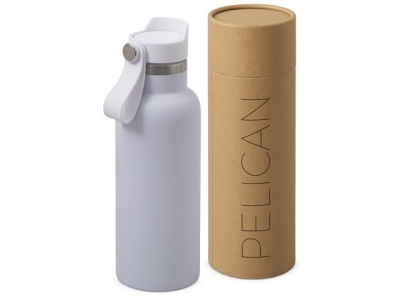 Вакуумная термобутылка «Pelican», 500 мл, белый