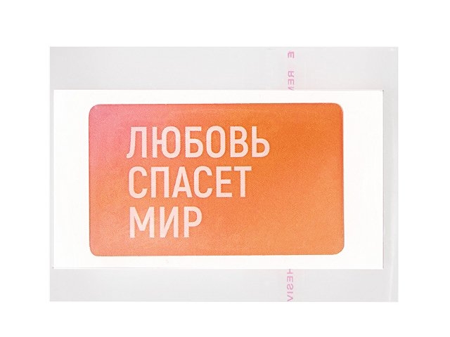 Стикер смоляной прямоугольник мини 1 шт, 3х5 см, пресет