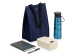 Подарочный набор с блокнотом, ручкой, ланчбоксом и бутылкой для воды "Breaktime", синий