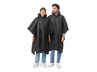 Пончо «Hawaii» c чехлом унисекс, черный