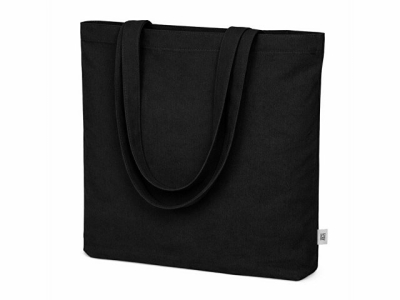 Сумка «Твил» из хлопка, 210 г/м2, черный
