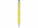 Кнопочная шариковая ручка Moneta из анодированного алюминия, черные чернила, желтый