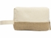 Косметичка "Jute" с ручкой из хлопка и джута, натуральный