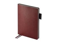 Ежедневник А5 датированный "Boston" 2026, бордовый с серым обрезом