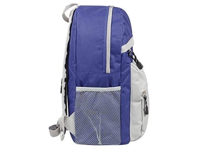 Рюкзак "Универсальный" (синяя спинка, синие лямки), синий/серый