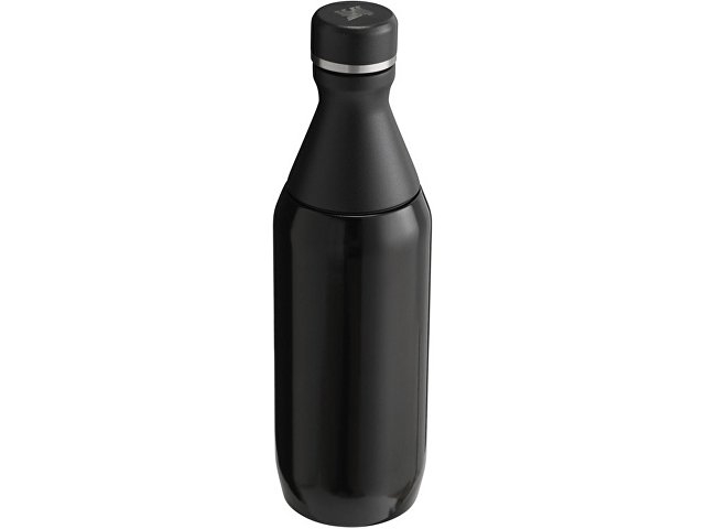 Бутылка для воды Stanley All Day Slim объемом 350 мл - черный глянцевый