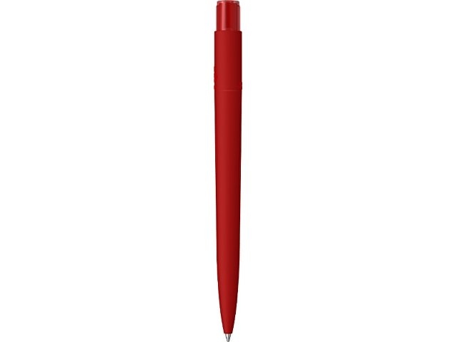 Шариковая ручка "RECYCLED PET PEN PRO K transparent GUM" soft-touch, красный