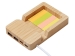 USB хаб «Memo», 2*USB, 2*Type C, бамбук