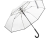 Зонт-трость 7112 Pure с прозрачным куполом, полуавтомат, прозрачный/черный