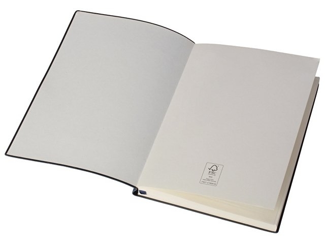 Бизнес блокнот "Supreme" с вставкой из софт-тача, гибкая обложка, 128 листов, синий