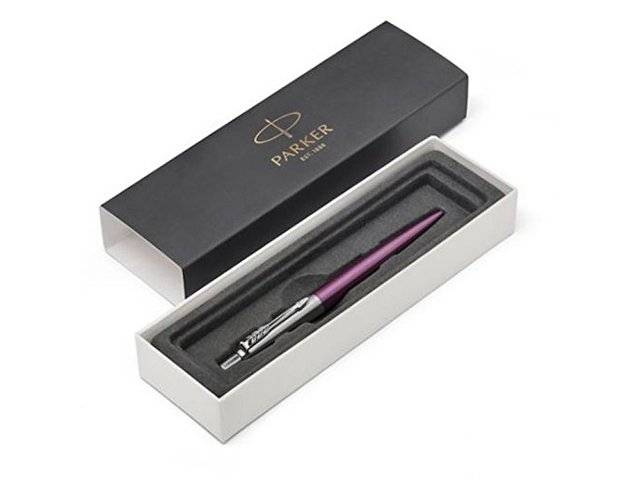 Шариковая ручка Parker Jotter Essential, Victoria Violet CT, стержень: Mblue