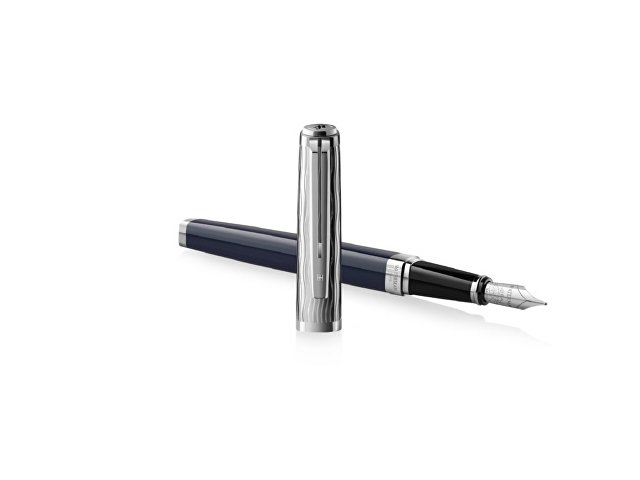 Перьевая ручка Waterman Exception22 SE deluxe цвет: Blue CT, перо: F, в подарочной упаковке