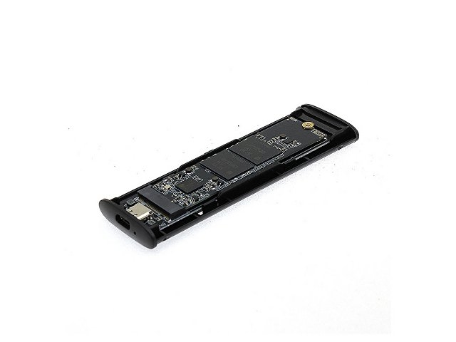 Внешний портативный SSD диск 2,5" 256Гб TypeC, серебристый
