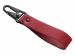 Брелок-ремувка из эко-кожи с карабином "Domino", красный