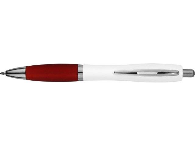 Ручка шариковая "Nash", белый/красный, черные чернила