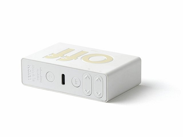Часы настольные Flip Mini, белый