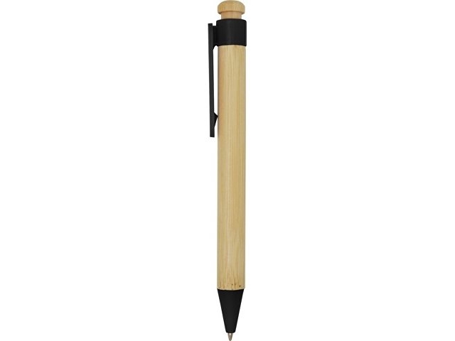 Rattan шариковая ручка из бамбука и переработанной пластмассы - сплошной черный