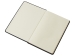 Блокнот в твердой обложке A5 «Виспи» в клетку, черный