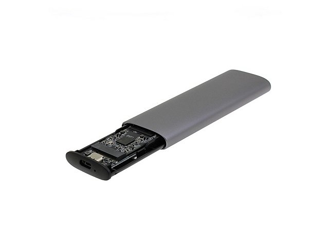 Внешний портативный SSD диск 2,5" 256Гб TypeC, серебристый