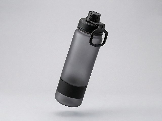 Бутылка «Misty» с ручкой, 850 мл, черный