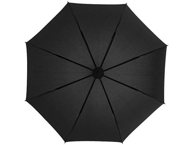 Зонт трость "Spark" полуавтомат 23", черный/лайм