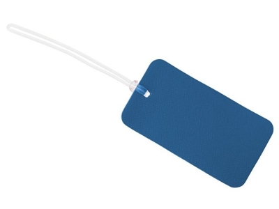 Багажная бирка «Favor» на силиконовой петле, синий