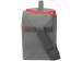 Изотермическая сумка-холодильник "Classic" c контрастной молнией, серый/красный