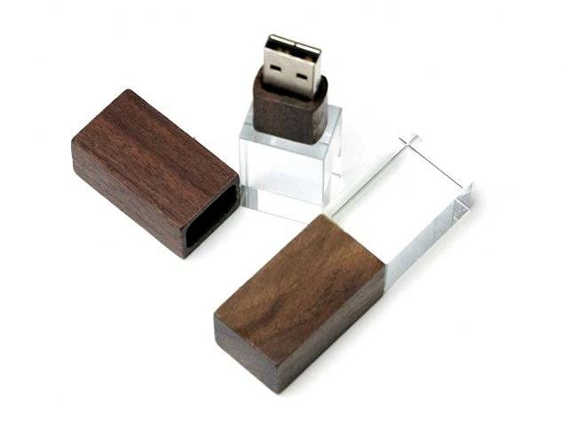 USB 2.0- флешка на 16 Гб прямоугольной формы