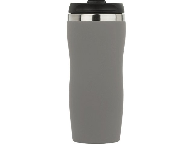Термокружка "Double wall mug C1", soft touch, 350 мл, серый
