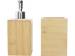 Набор из 3 аксессуаров из бамбука для ванной комнаты Hedon, natural