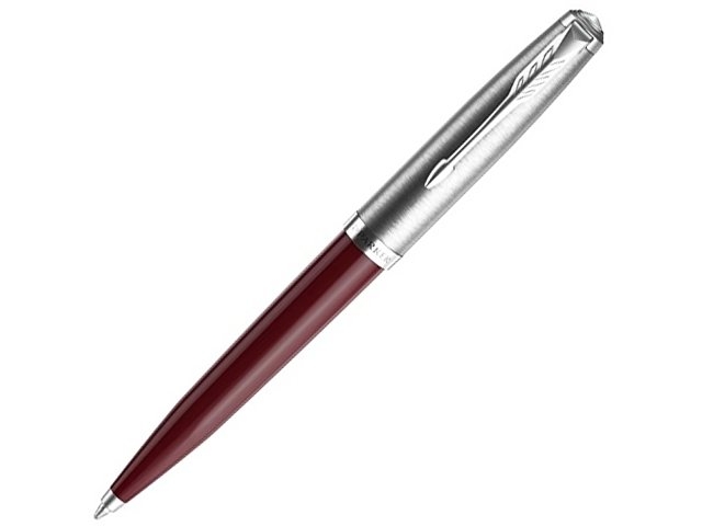 Шариковая ручка Parker 51 CORE BURGUNDY CT, стержень: M, цвет чернил: black, в подарочной упаковке.
