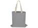 Сумка для шопинга Steady из хлопка с парусиновыми ручками, 260 г/м2, серый