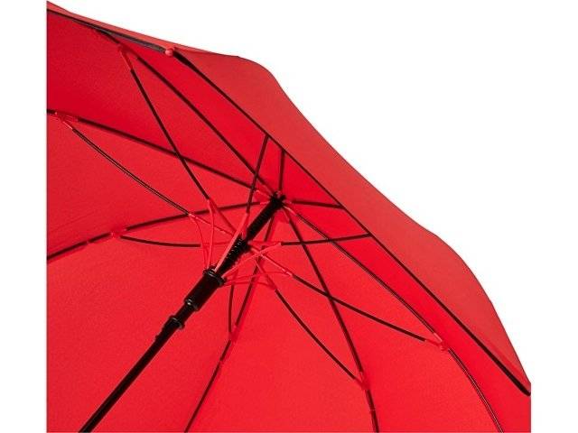 Ветрозащитный автоматический цветной зонт Kaia 23", красный