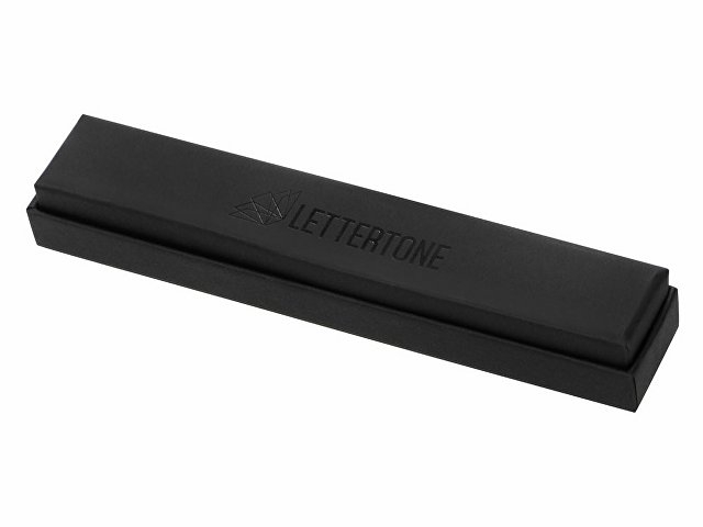 Металлическая ручка-роллер с анодированным слоем "Monarch", черная