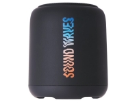 Портативная колонка TWS "Steep", черный (уф печать)