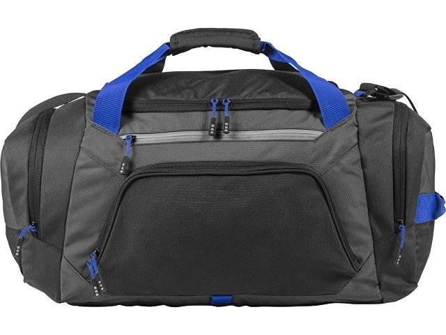 Спортивная сумка "Milton", черный/темно-серый/ярко-синий