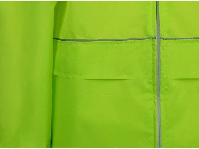 Дождевик "Sunshine" со светоотражающими кантами, зеленый неоновый, размер  XL/XXL