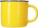 Кружка с каймой "Countryside M", желтый 410ml