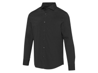 Carnelian мужская рубашка из поплина - сплошной черный