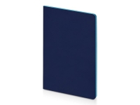 Бизнес-тетрадь А5 "Pragmatic Contrast", 40 листов в клетку, темно-синий с бирюзовым срезом